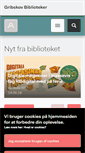 Mobile Screenshot of gribskovbib.dk